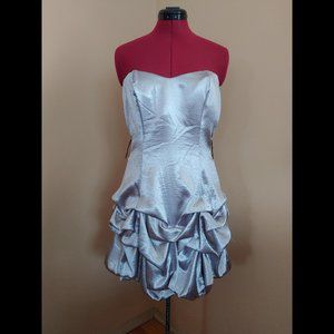 Ruby Rox Silver bubble dress